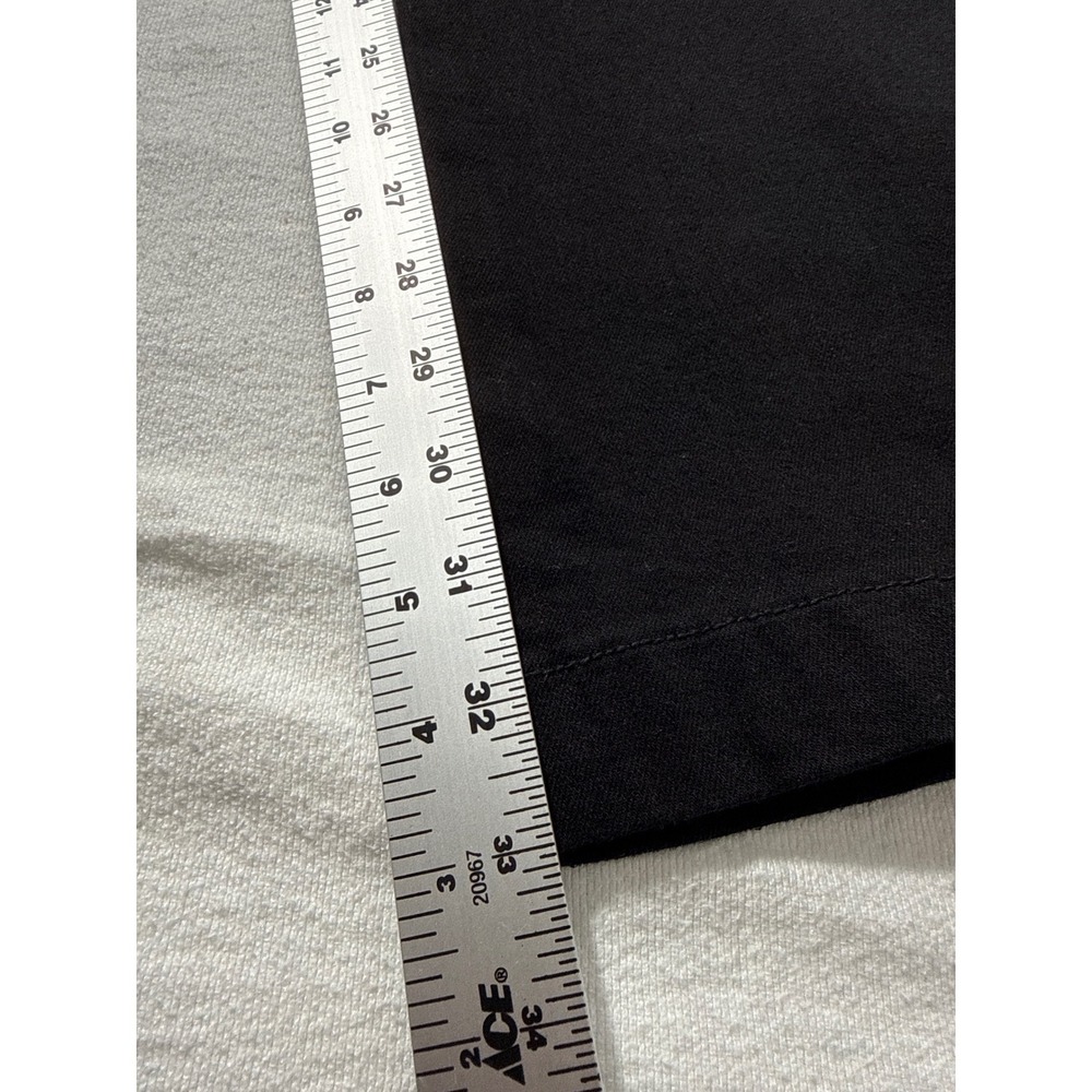 Spanx Flare Jeans Clean Black High Rise Pull On Stretch Denim 20326R Womens L - Picture 12 of 13